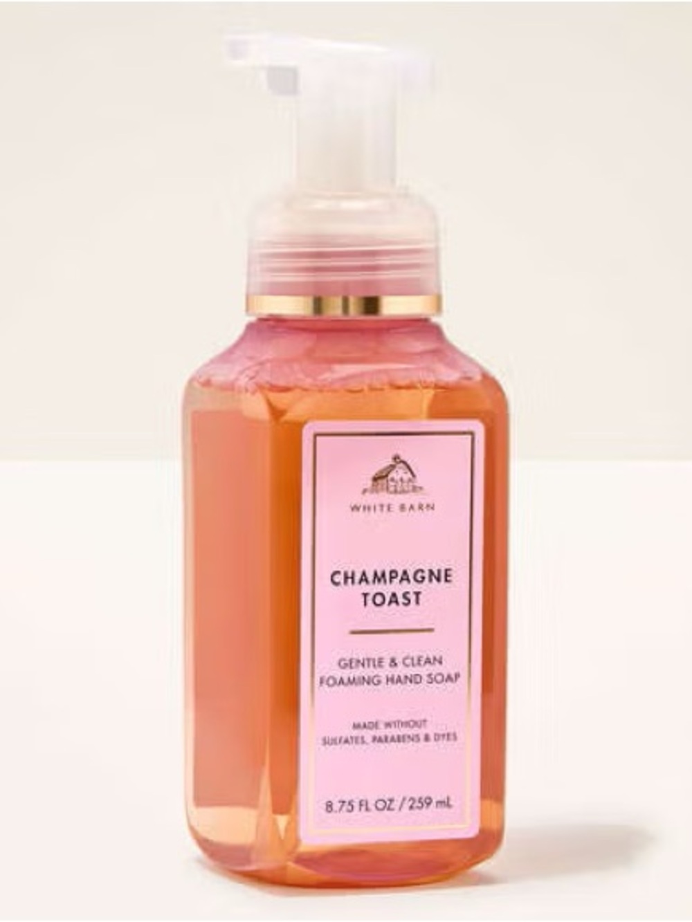 Bath and Body Works White Barn Champagne Toast Foaming Hand Soap Bundle of 2